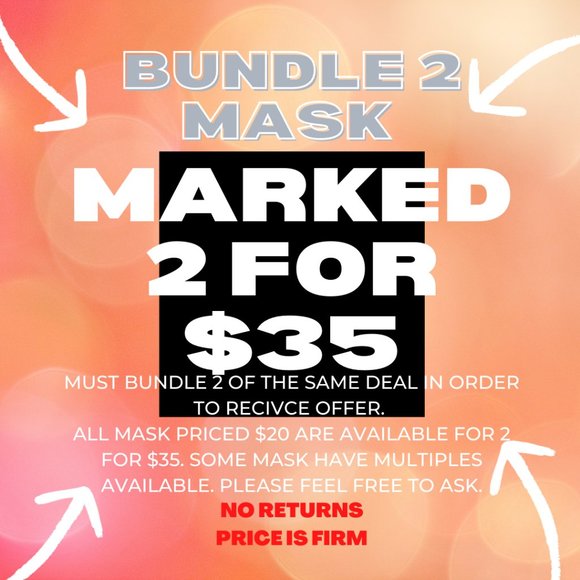 2 for $35 Ariel Face Mask - Picture 4 of 4